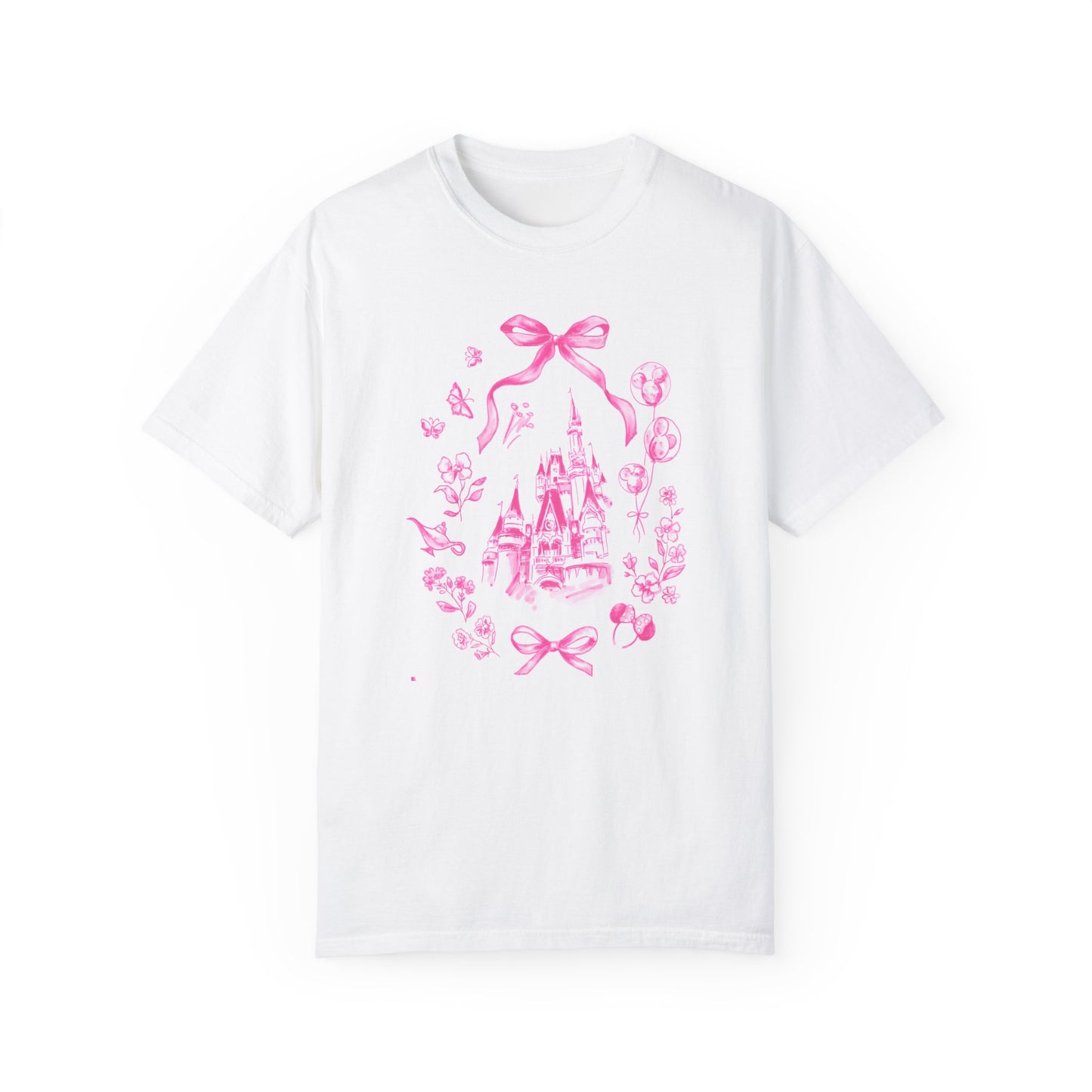 Enchanted Castle Unisex Garment-Dyed T-Shirt - Disney Inspired Design