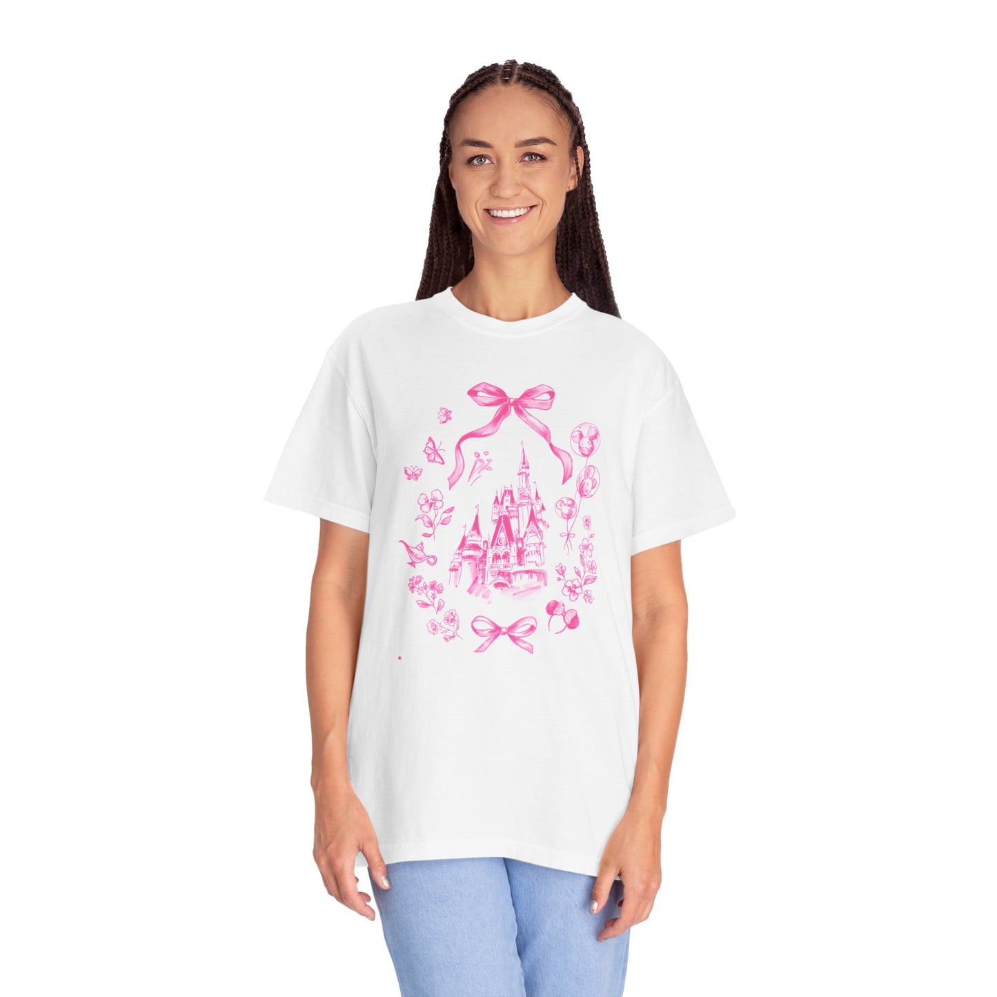 Enchanted Castle Unisex Garment-Dyed T-Shirt - Disney Inspired Design
