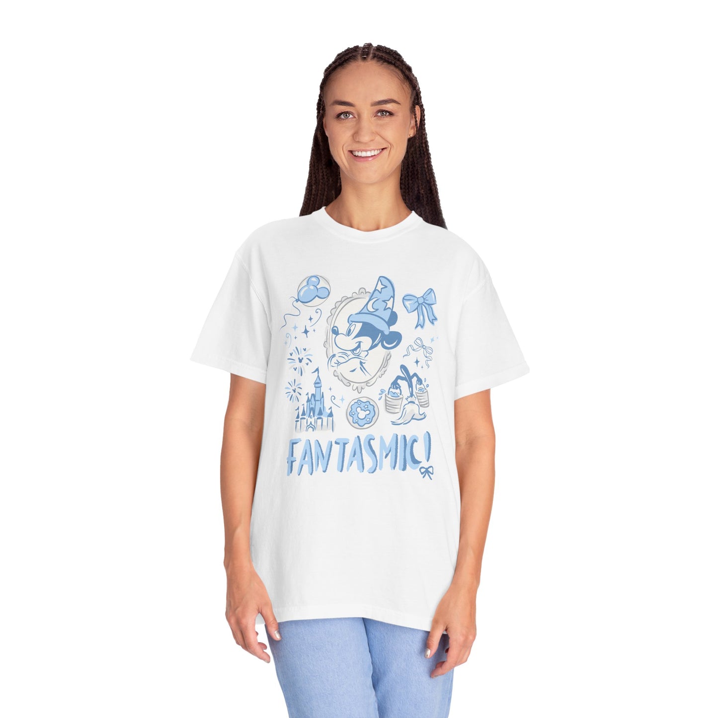 Whimsical Fantastic Mouse Unisex Garment-Dyed T-Shirt - Disney Inspired Design