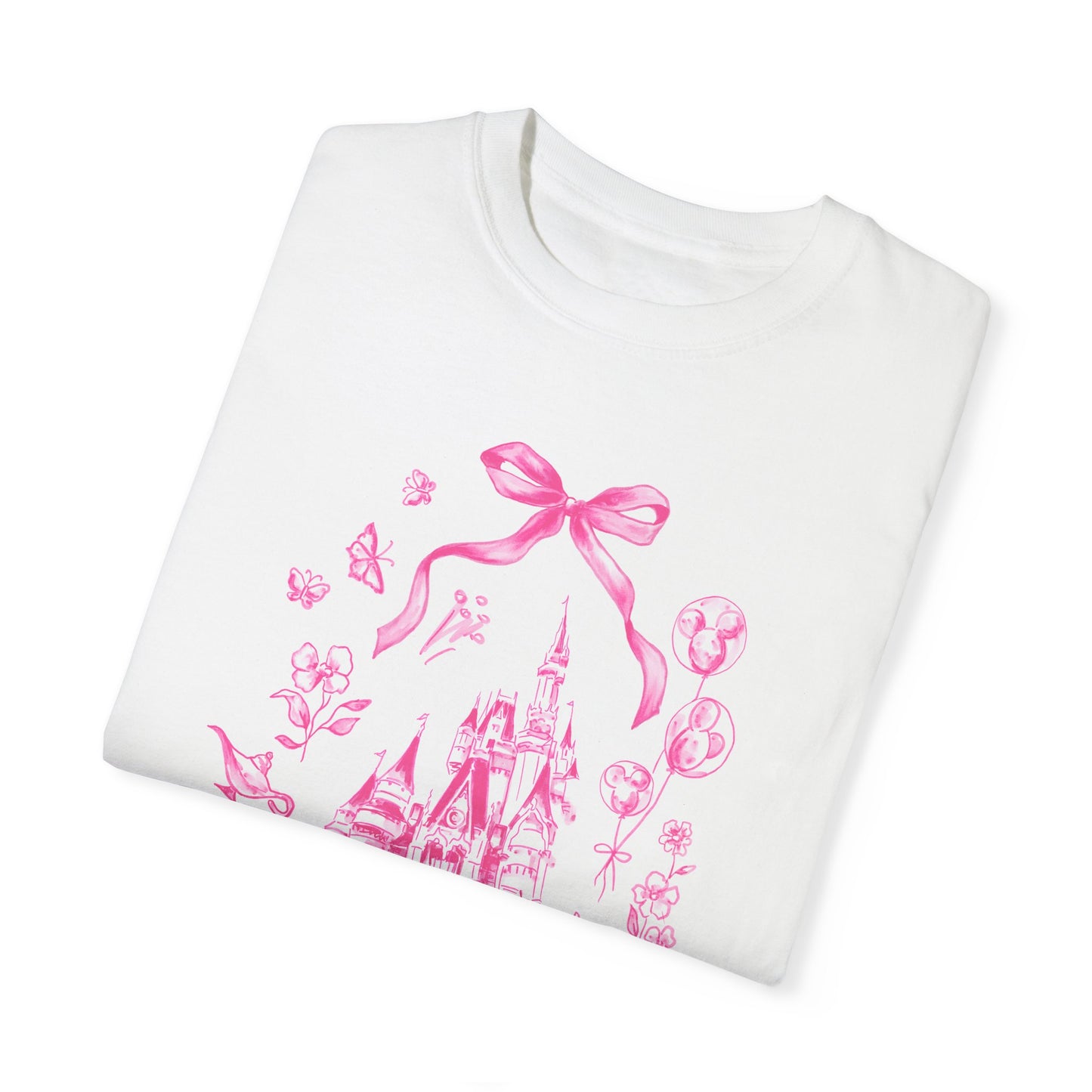 Enchanted Castle Unisex Garment-Dyed T-Shirt - Disney Inspired Design