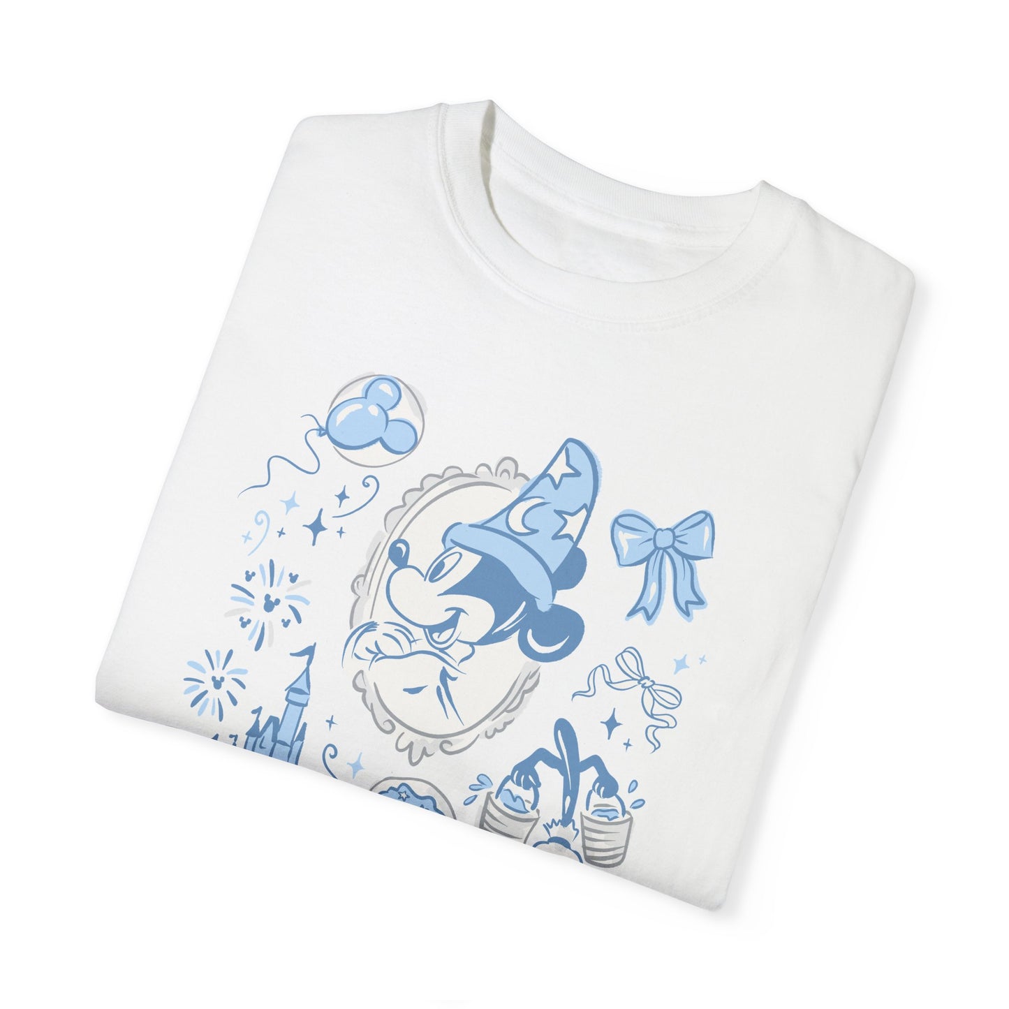 Whimsical Fantastic Mouse Unisex Garment-Dyed T-Shirt - Disney Inspired Design