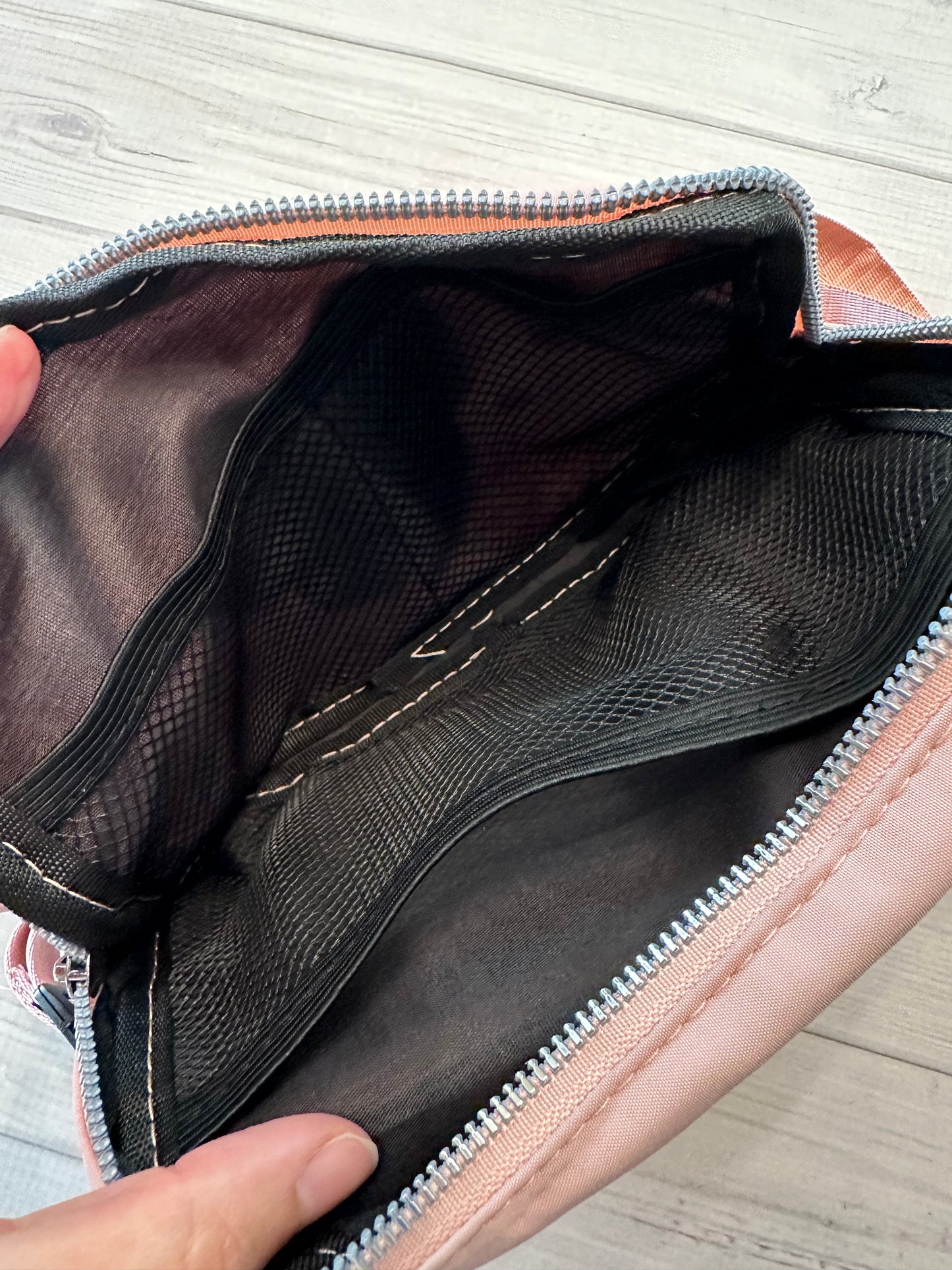 Soft Pink Bag with Red Bow Mouse Patch