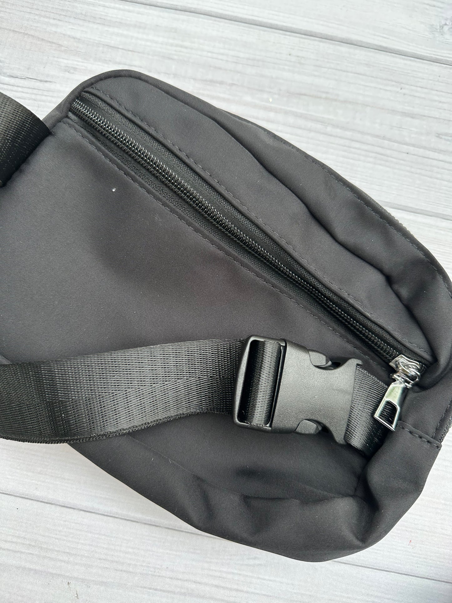 Black Bag with Mouse Patch and HEART pearls