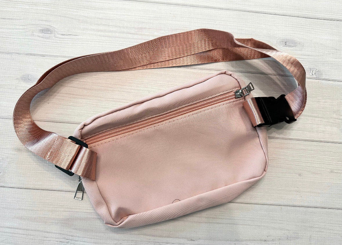 Pink Bag with Flower Bow Patch