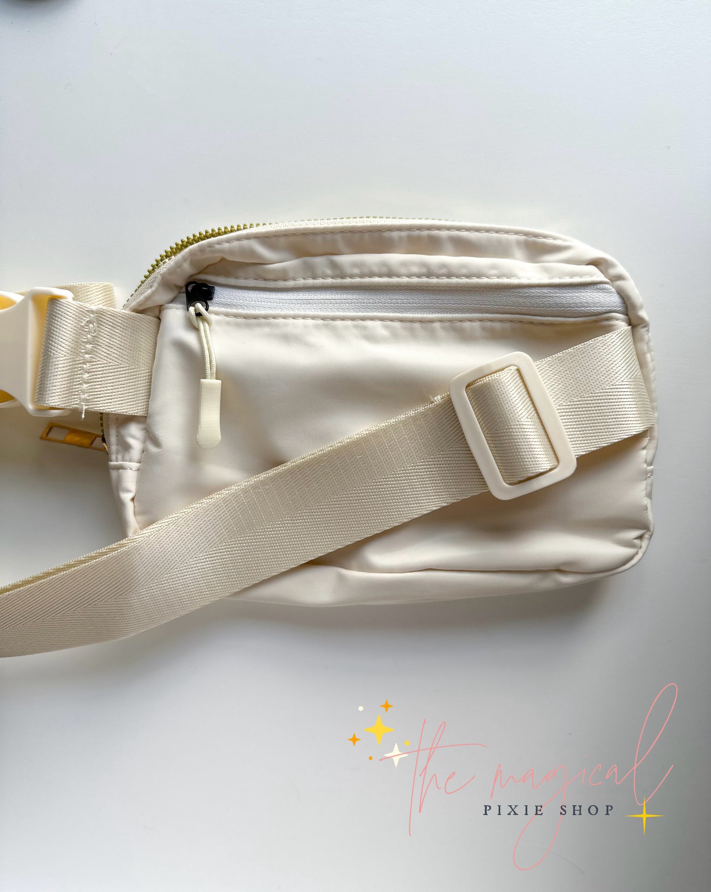 Ivory Bag with Orange Minnie Patch